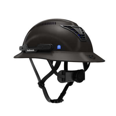 Hardknock Resolve - Full Brim - Class C - Type 2 Safety Helmet - Vented - Black - 100-0-001
