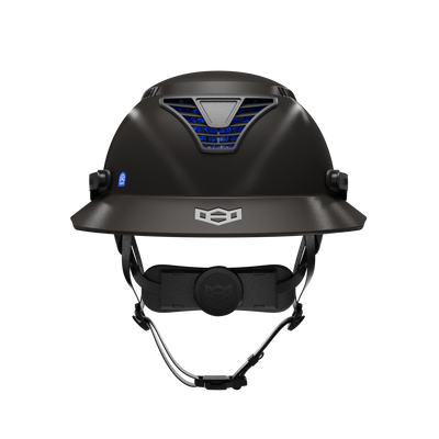 Hardknock Resolve - Full Brim - Class C - Type 2 Safety Helmet - Vented - Black - 100-0-001