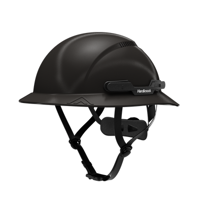 Hardknock Resolve - Full Brim - Class C - Type 2 Safety Helmet - Vented - Black - 100-0-001