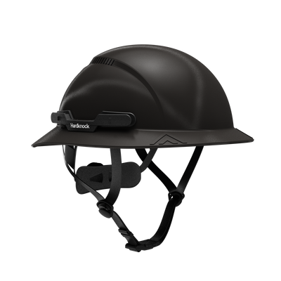 Hardknock Resolve - Full Brim - Class C - Type 2 Safety Helmet - Vented - Black - 100-0-001