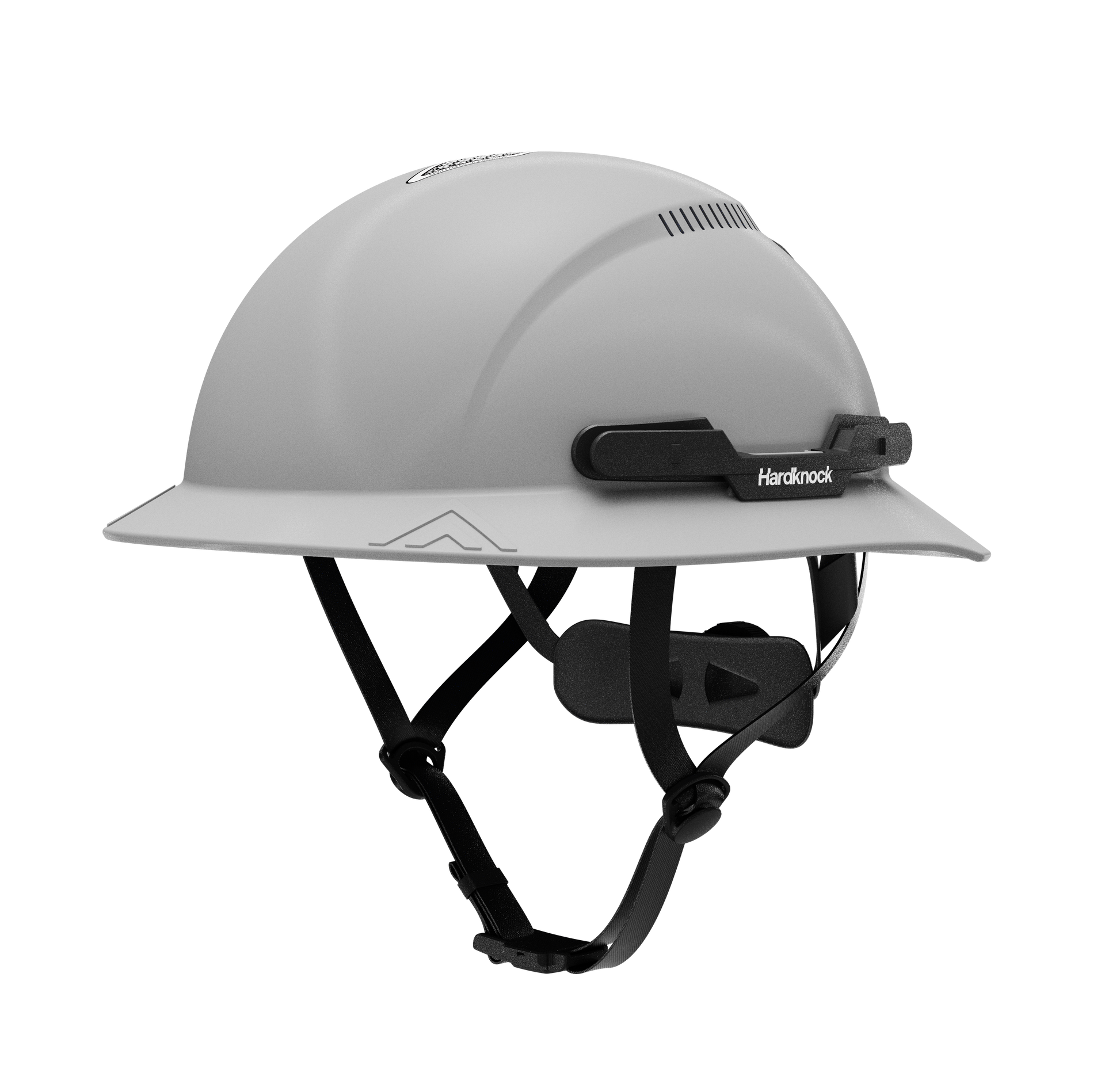 Hardknock Resolve - Full Brim - Class C - Type 2 Safety Helmet - Vented - Gray - 100-0-050