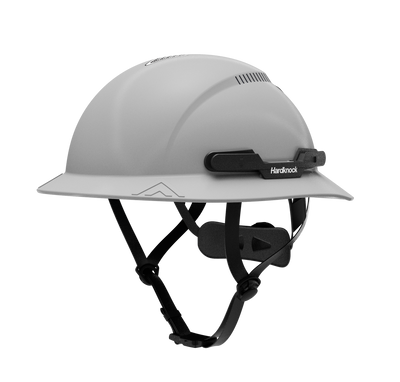Hardknock Resolve - Full Brim - Class C - Type 2 Safety Helmet - Vented - Gray - 100-0-050