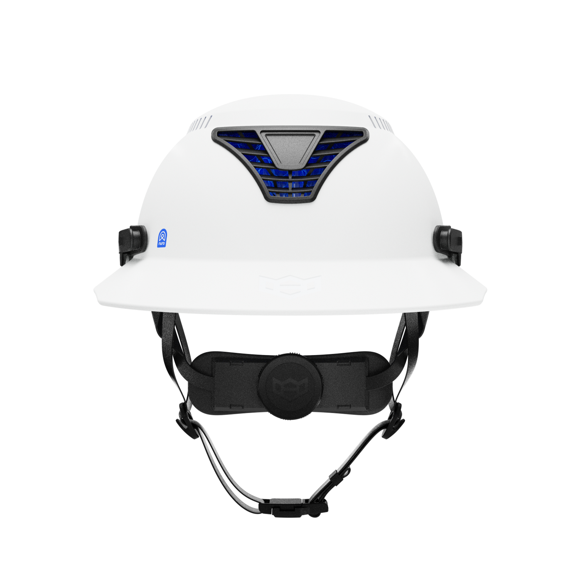 Hardknock Resolve - Full Brim - Class C - Type 2 Safety Helmet - Vented - White - 100-0-100