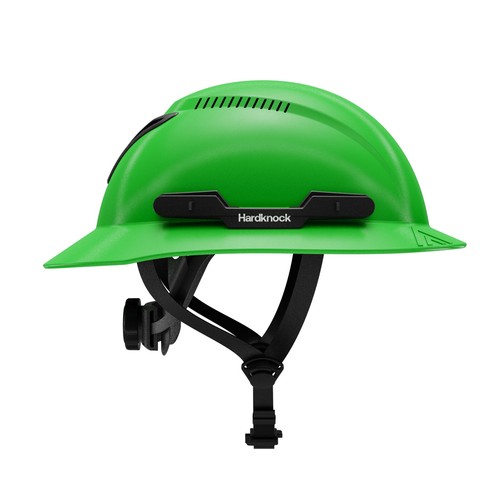 Hardknock Resolve - Full Brim - Class C - Type 2 Safety Helmet - Vented - Green - 100-0-310