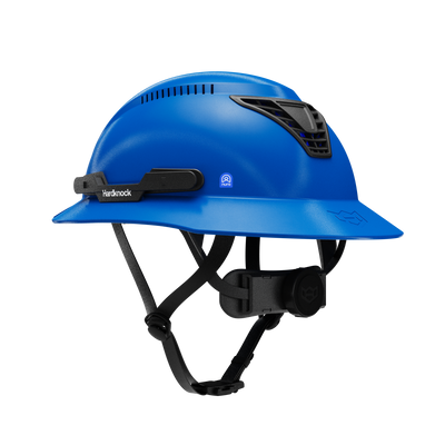 Hardknock Resolve - Full Brim - Class C - Type 2 Safety Helmet - Vented - Blue - 100-0-460