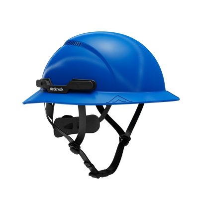 Hardknock Resolve - Full Brim - Class C - Type 2 Safety Helmet - Vented - Blue - 100-0-460