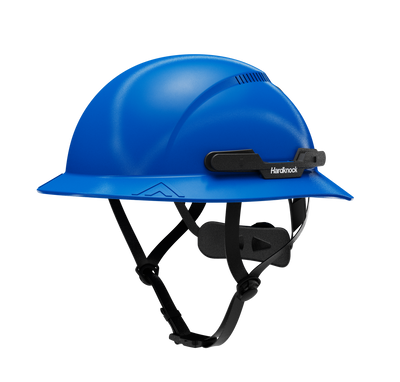 Hardknock Resolve - Full Brim - Class C - Type 2 Safety Helmet - Vented - Blue - 100-0-460