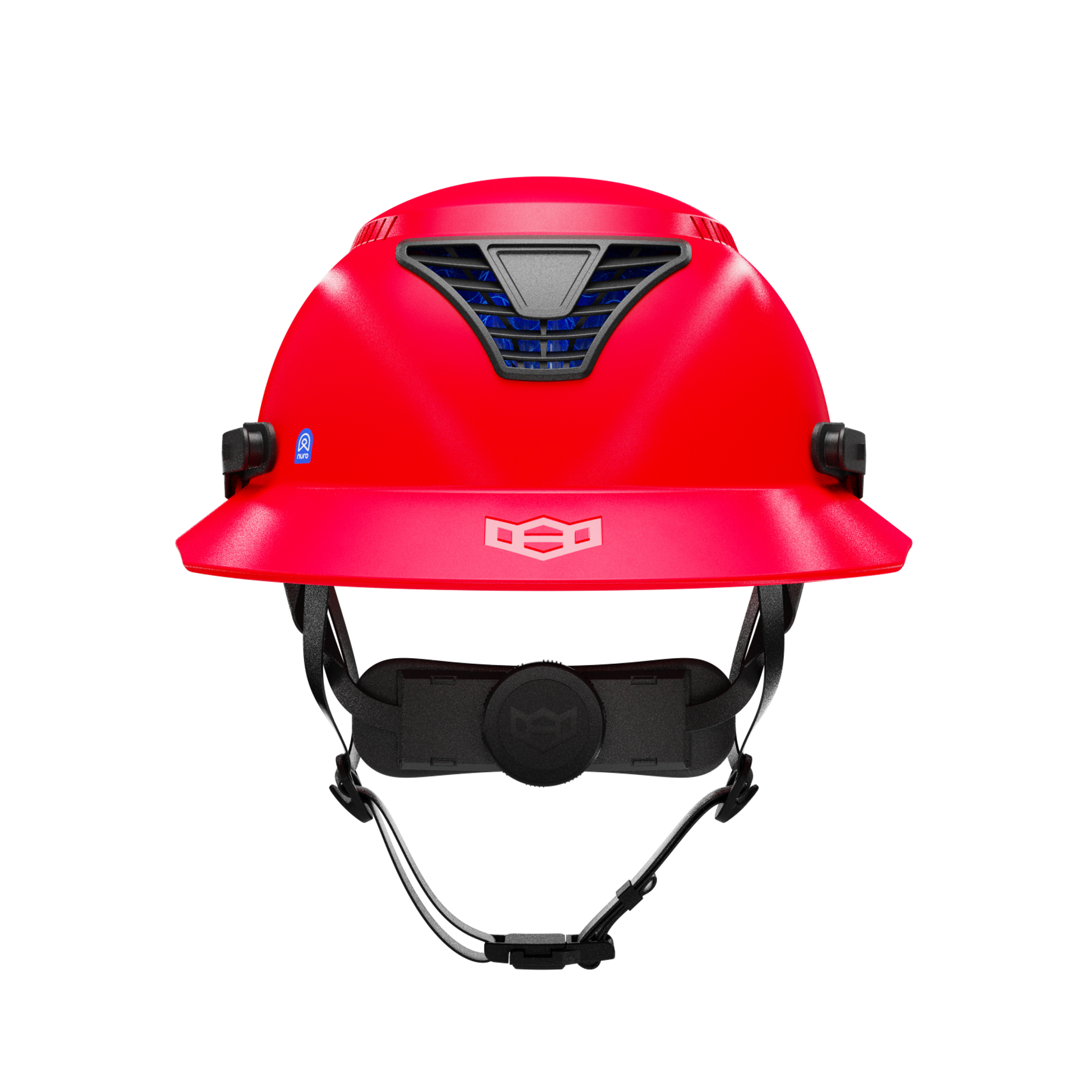 Hardknock Resolve - Full Brim - Class C - Type 2 Safety Helmet - Vented - Red - 100-0-610