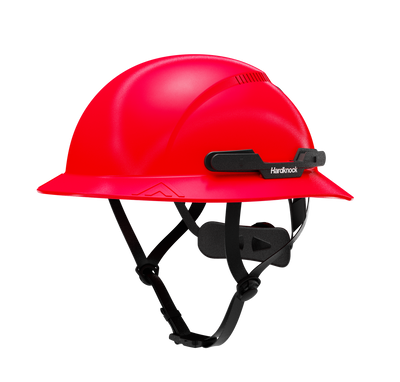 Hardknock Resolve - Full Brim - Class C - Type 2 Safety Helmet - Vented - Red - 100-0-610