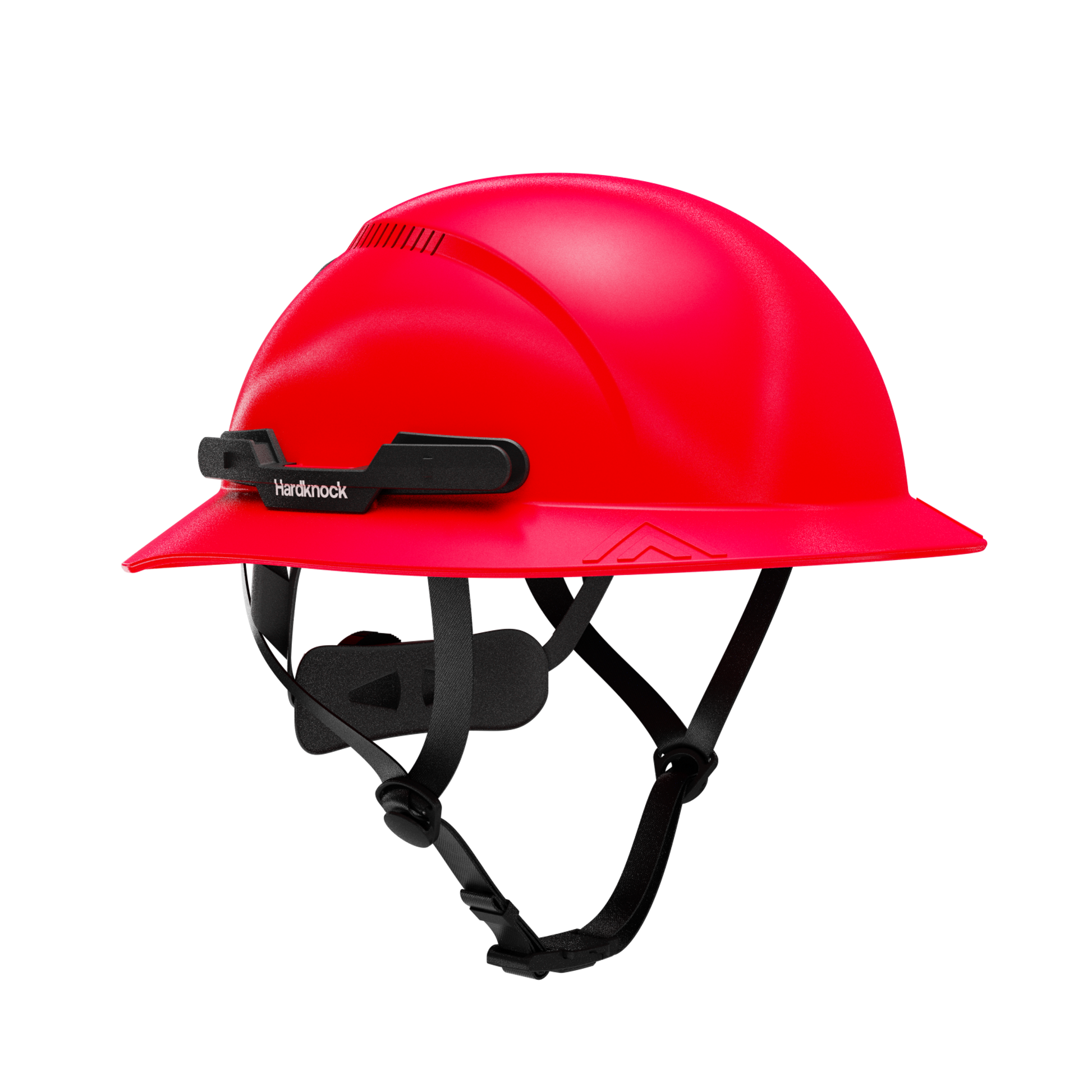 Hardknock Resolve - Full Brim - Class C - Type 2 Safety Helmet - Vented - Red - 100-0-610