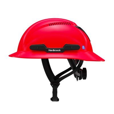 Hardknock Resolve - Full Brim - Class C - Type 2 Safety Helmet - Vented - Red - 100-0-610