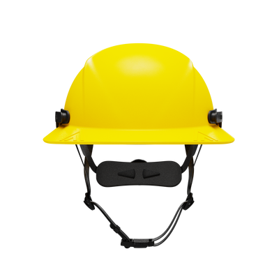 Hardknock Resolve - Full Brim - Class C - Type 2 Safety Helmet - Vented - Yellow - 100-0-730
