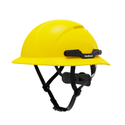 Hardknock Resolve - Full Brim - Class C - Type 2 Safety Helmet - Vented - Yellow - 100-0-730