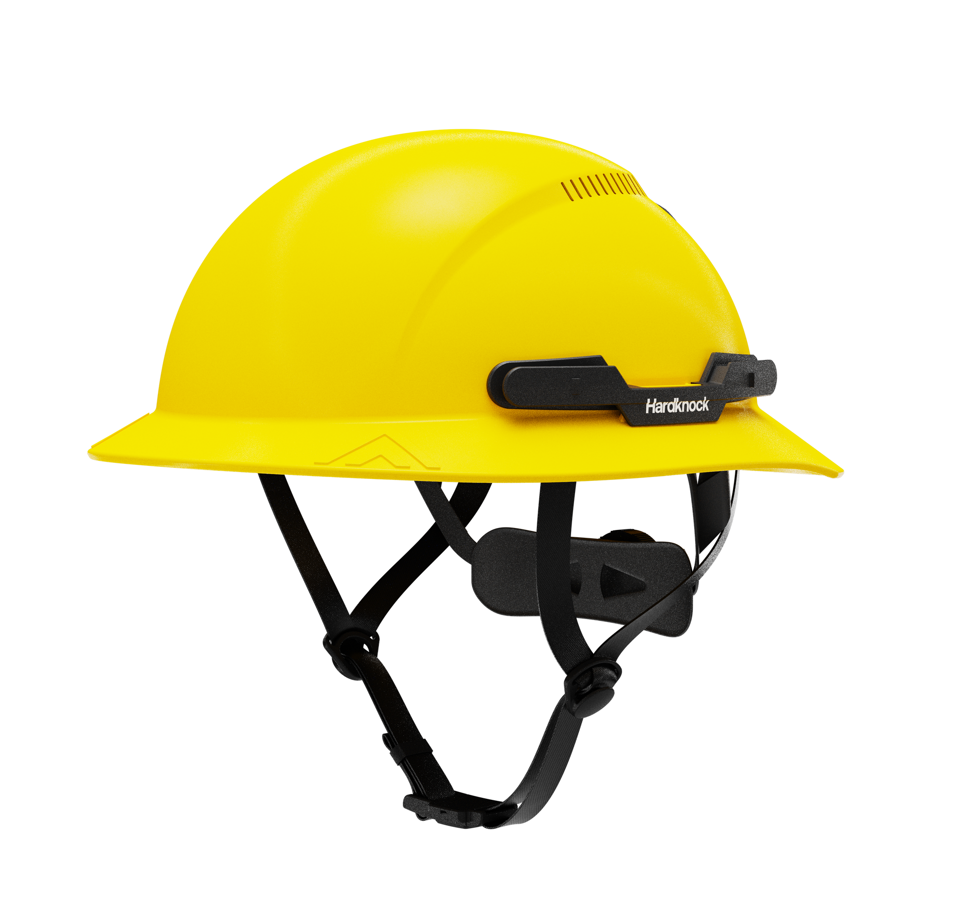 Hardknock Resolve - Full Brim - Class C - Type 2 Safety Helmet - Vented - Yellow - 100-0-730
