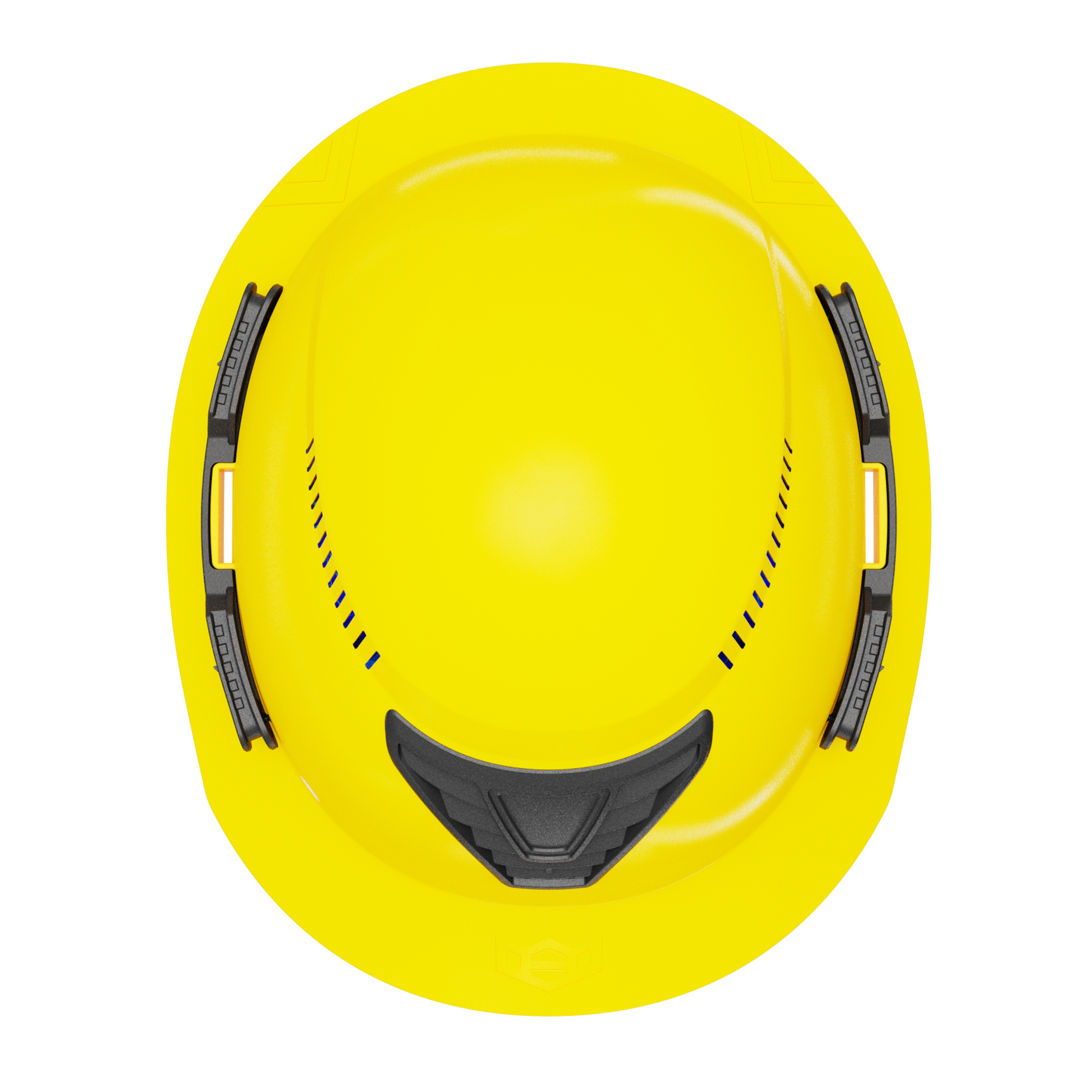 Hardknock Resolve - Full Brim - Class C - Type 2 Safety Helmet - Vented - Yellow - 100-0-730
