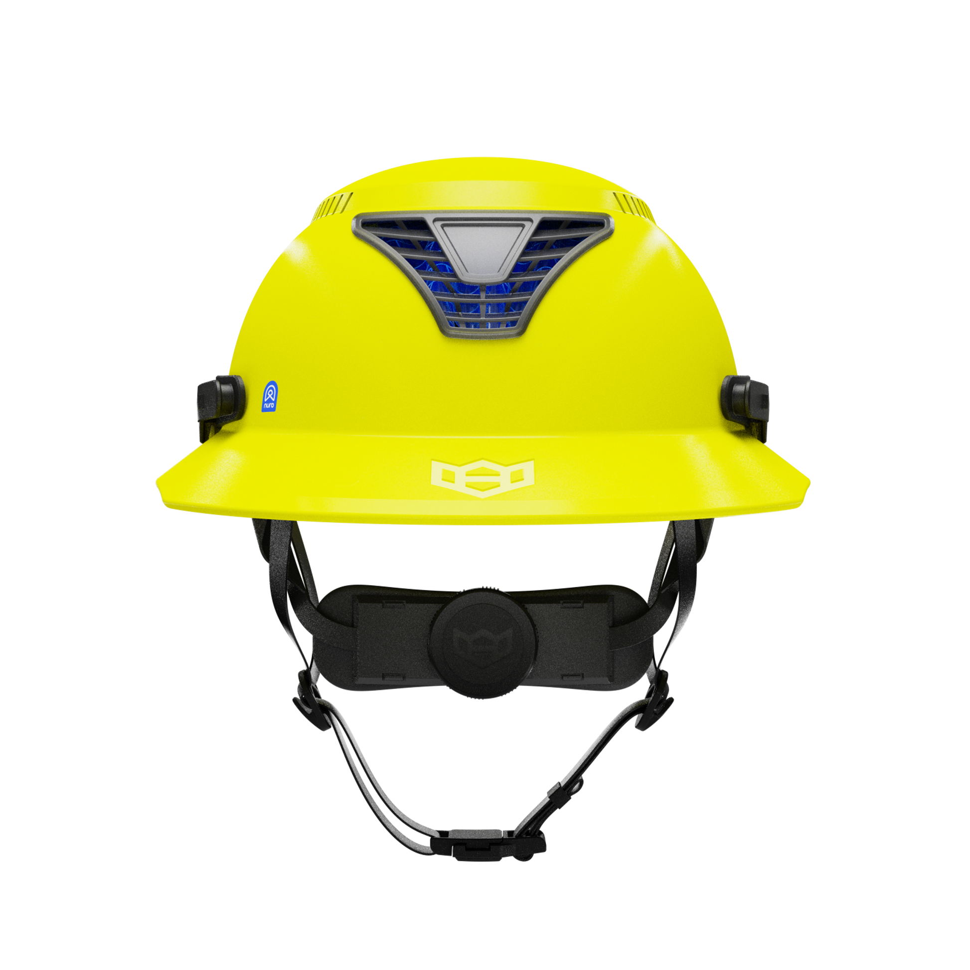 Hardknock Resolve - Full Brim - Class C - Type 2 Safety Helmet - Vented - Yellow - 100-0-730