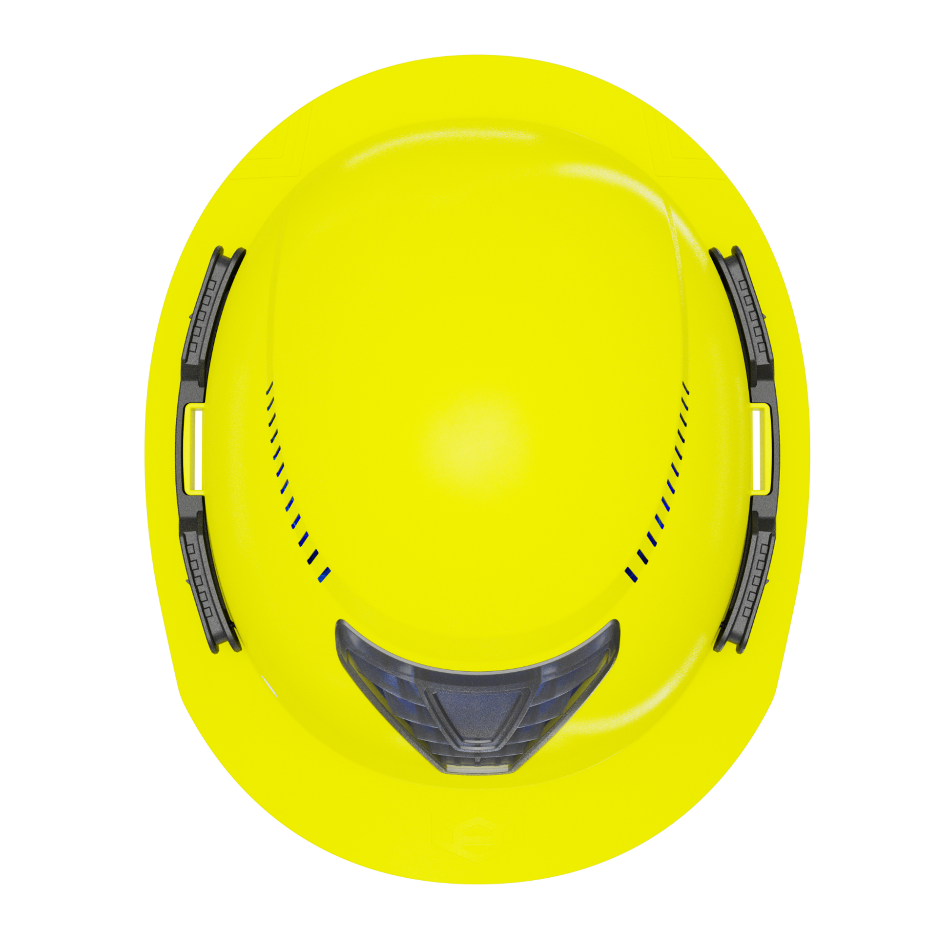 Hardknock Resolve - Full Brim - Class C - Type 2 Safety Helmet - Vented - Neon Yellow - 100-0-740