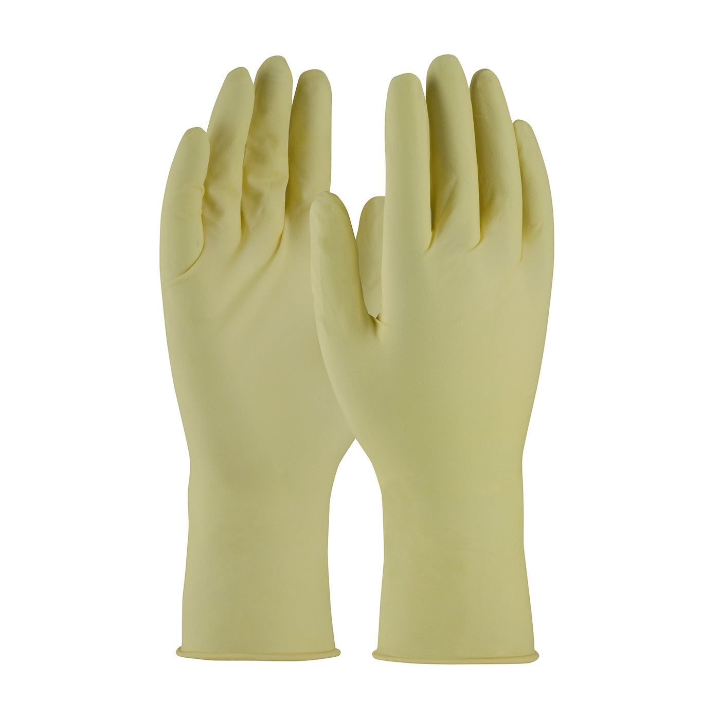 CleanTeam Single Use Class 100 Cleanroom Latex Glove w/Fully Textured Grip - 12" - Natural - 1/CS - 100-323000