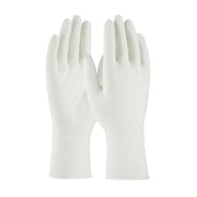 QRP Qualatrile Single Use Class 100 Cleanroom Nitrile Glove w/Finger Textured Grip - 9.5" - White - 1/CS - Q095