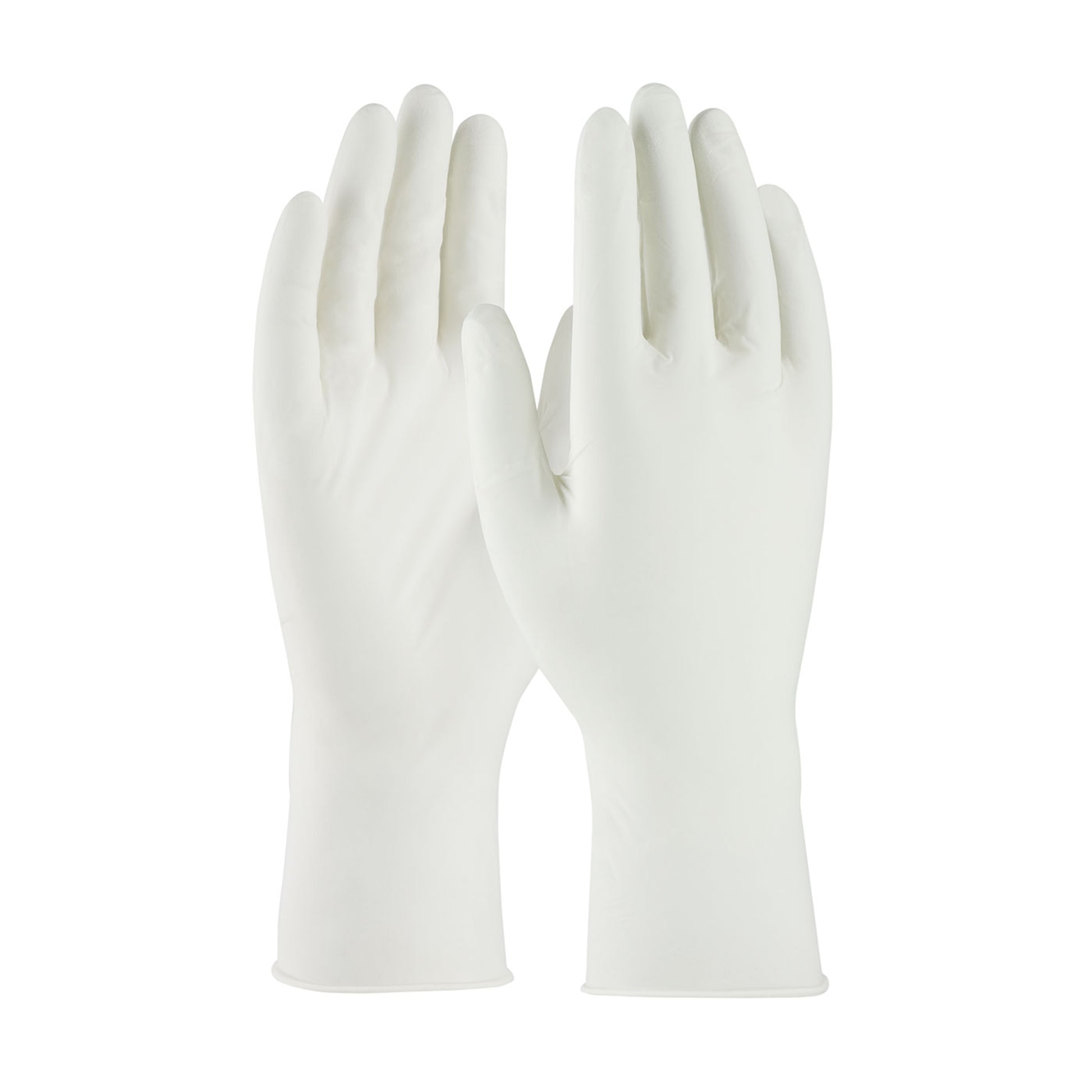 QRP Qualatrile Single Use Class 100 Cleanroom Nitrile Glove w/Finger Textured Grip - 9.5" - White - 1/CS - Q095