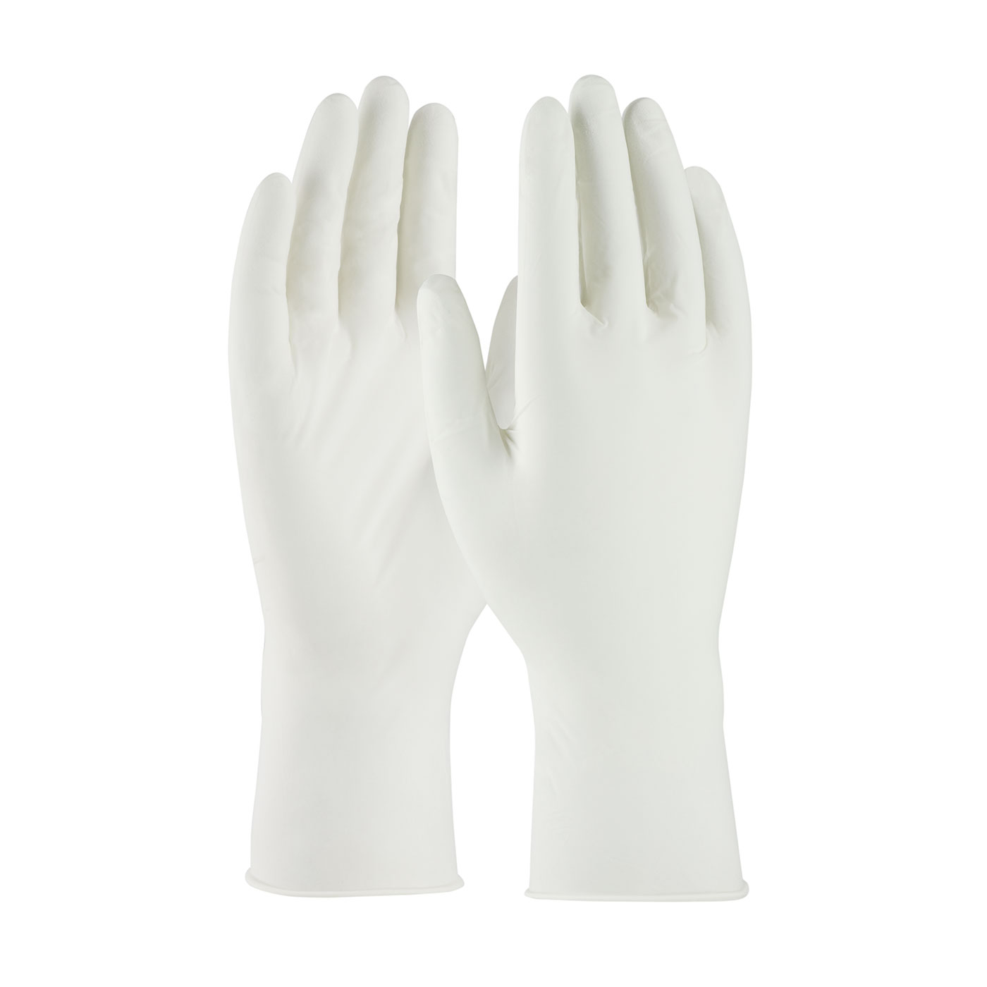 QRP Qualatrile Single Use Class 100 Cleanroom Nitrile Glove w/Finger Textured Grip - 9.5" - White - 1/CS - Q095