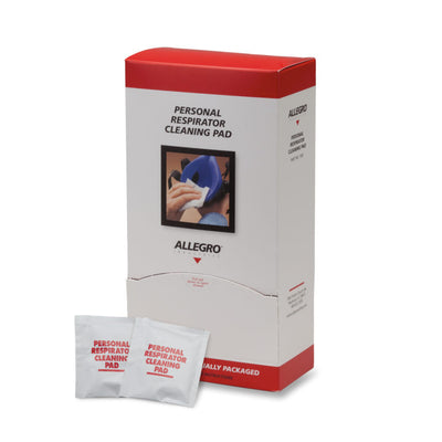 Alllegro Alcohol Respirator Cleaning Wipes, Pop-Up Pak (100/Box) - 1001