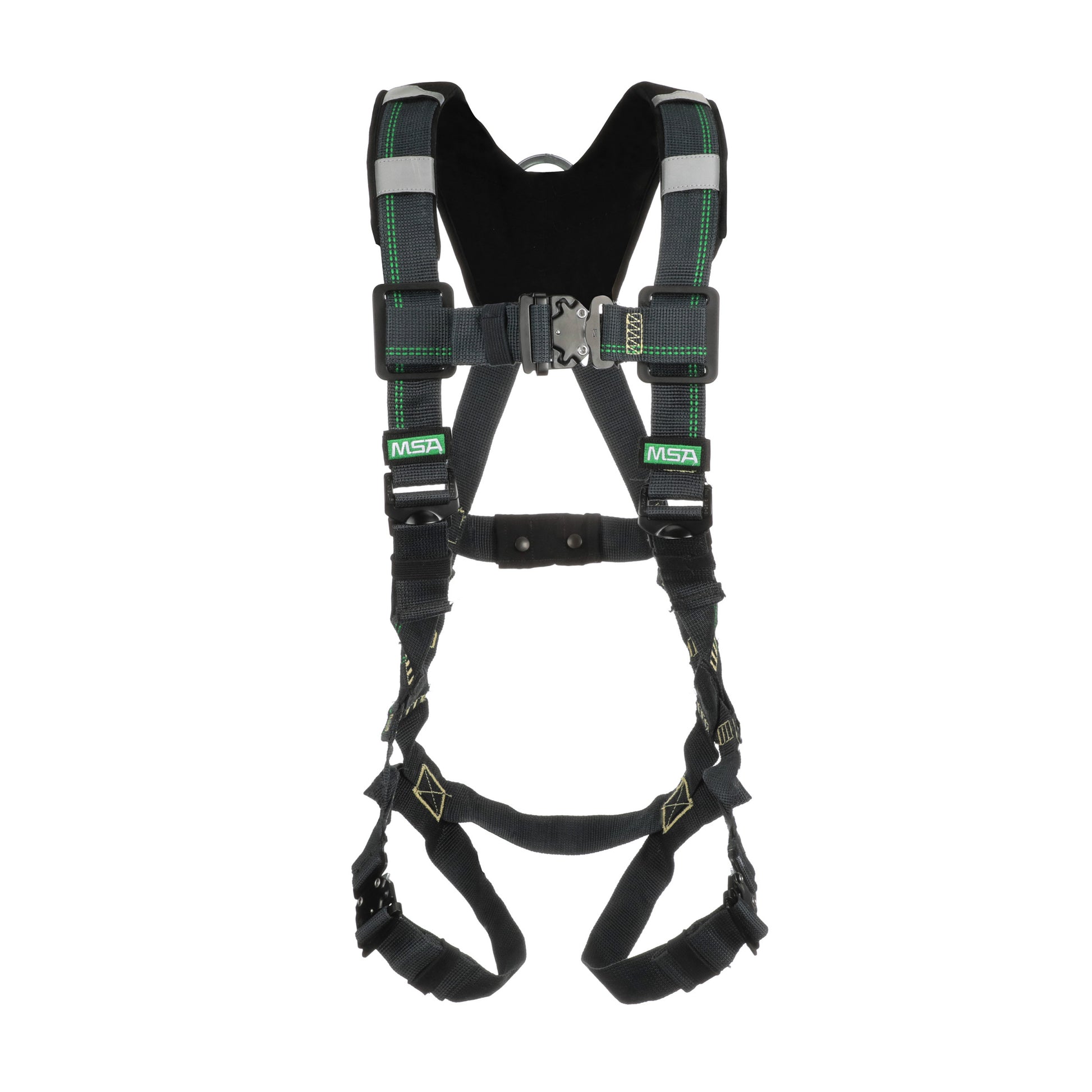MSA EVOTECH Arc Flash Harness w/Back D-Ring - Quick-Connect leg straps - Shoulder Padding - X-Small (XSM) - 10150143