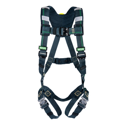 MSA EVOTECH Arc Flash Harness w/Back Web Loop - Quick-Connect leg straps - Shoulder Padding - X-Small (XSM) - 10150147