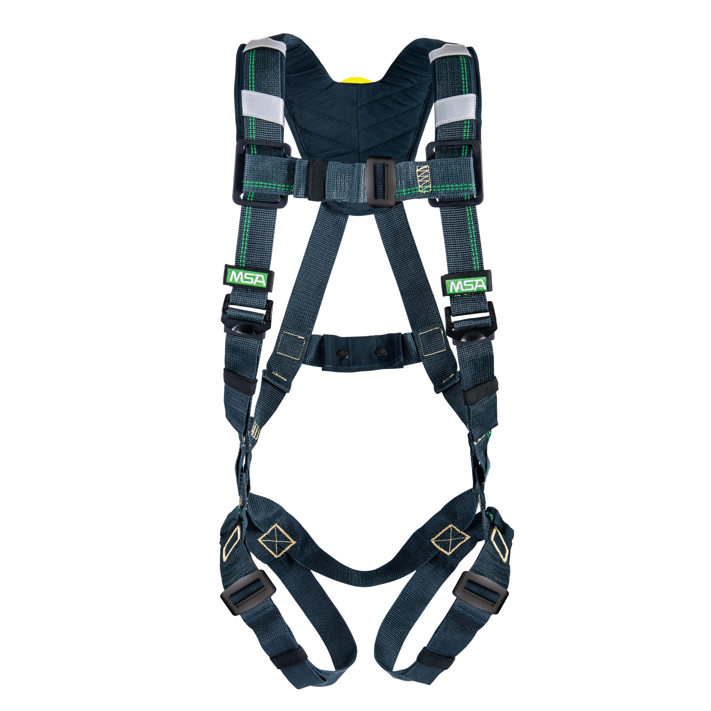 MSA EVOTECH Arc Flash Harness w/Back Web Loop - Qwik-Fit leg straps - Shoulder Padding - Super XL (SXL) - 10150162