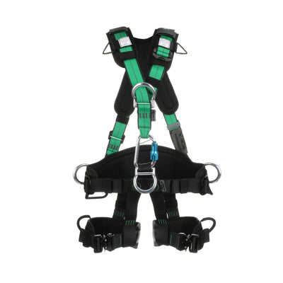 MSA Gravity Suspension Harness w/Back, Front, Belly, & Side D-Rings - Lumbar, Shoulder & Leg Padding - Large - 10150455