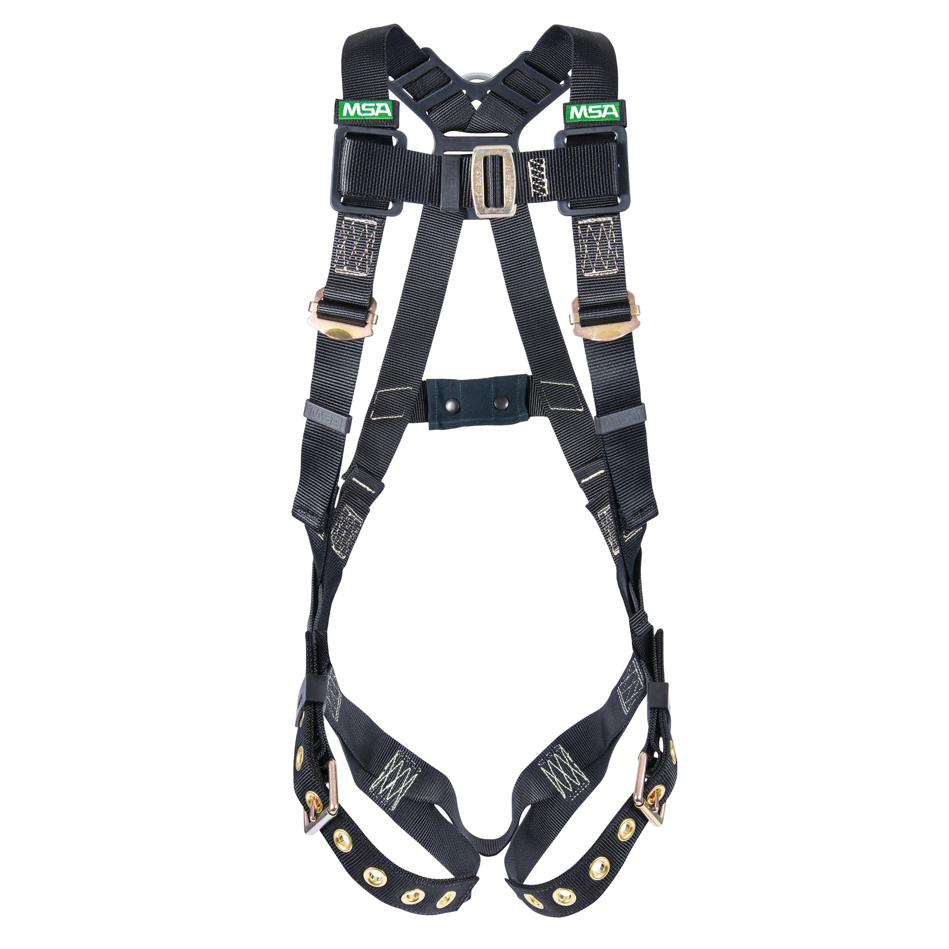 MSA Workman Arc Flash Vest-Style Harness w/Back D-Ring - Tongue Buckle leg straps - X-Small (XSM) - 10152636