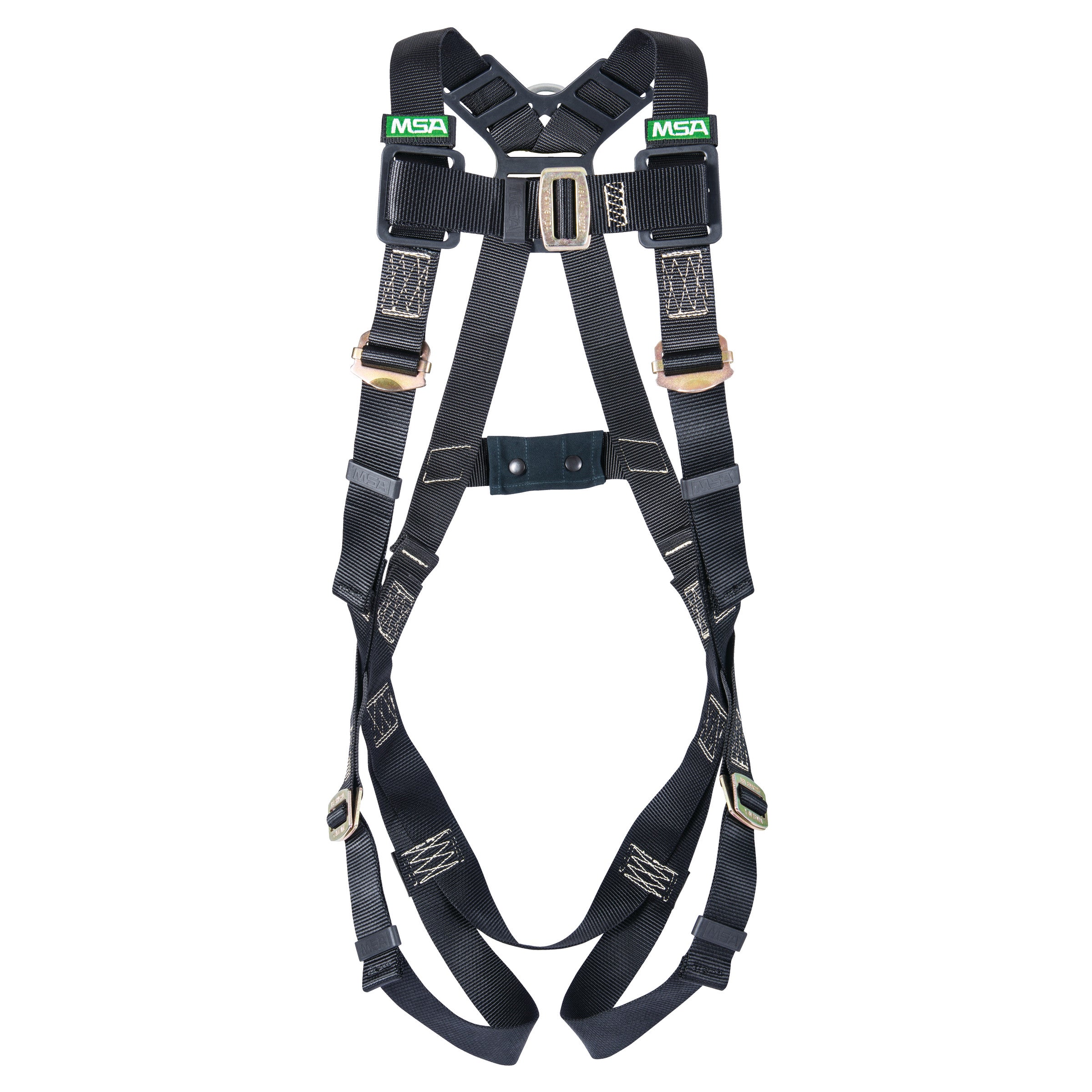 MSA Workman Arc Flash Vest-Style Harness w/Back D-Ring - Qwik-Fit leg straps - Super XL (SXL) - 10152654