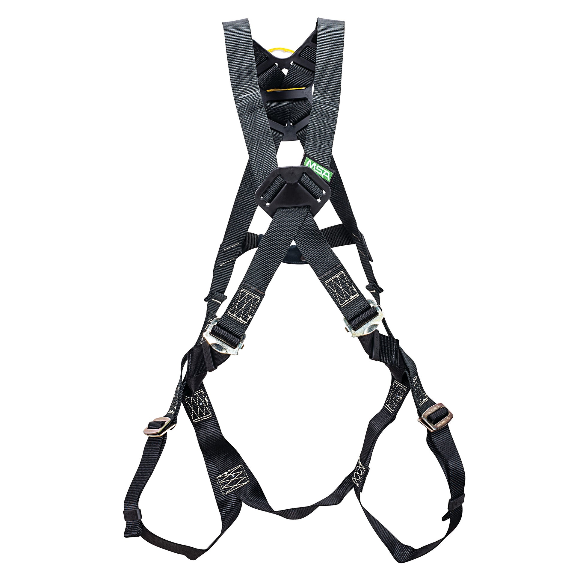 MSA Workman Arc Flash Crossover Harness w/Back Web Loop - Qwik-Fit leg straps - Standard (STD) - 10152656