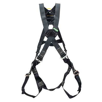 MSA Workman Arc Flash Crossover Harness w/Back Web Loop - Qwik-Fit leg straps - Standard (STD) - 10152656