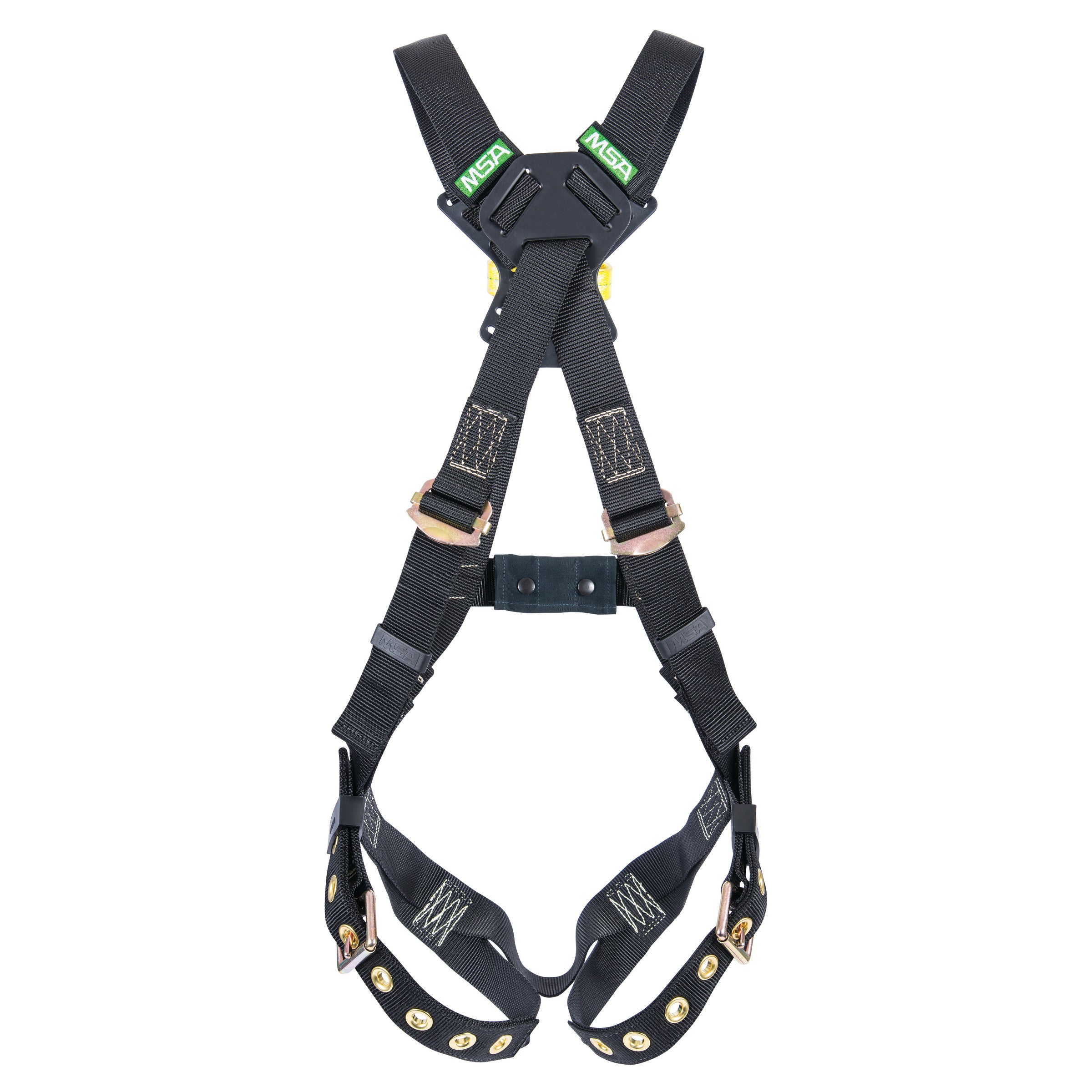 MSA Workman Arc Flash Crossover Harness w/Back Web Loop - Tongue Buckle leg straps - X-Large (XLG) - 10152672