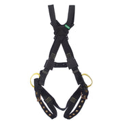 MSA Workman Arc Flash Crossover Harness w/Back Web Loop - Tongue Buckle leg straps - Rubber Covers - X-Small (XSM) - 10163240
