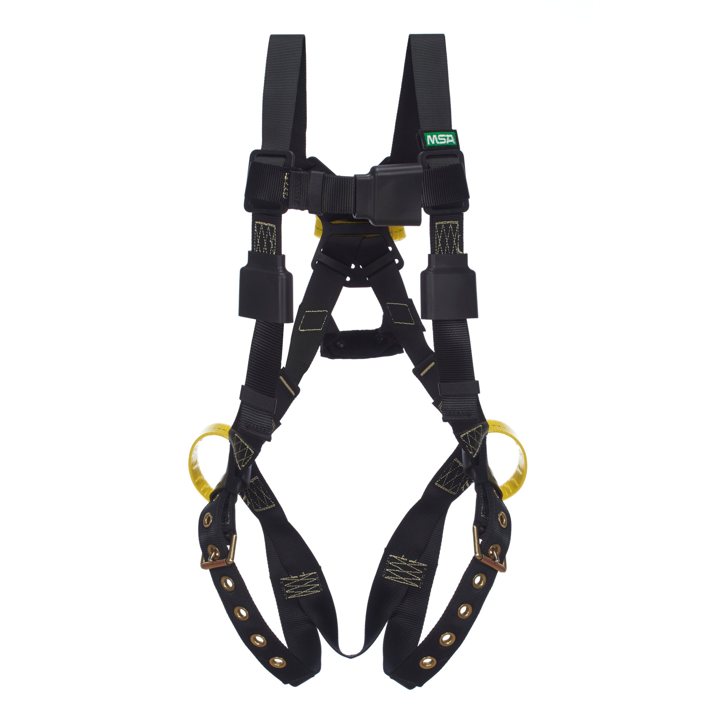 MSA Workman Arc Flash Vest-Style Harness w/Back Web Loop - Tongue Buckle leg straps - Rubber Covers - X-Large (XLG) - 10163266