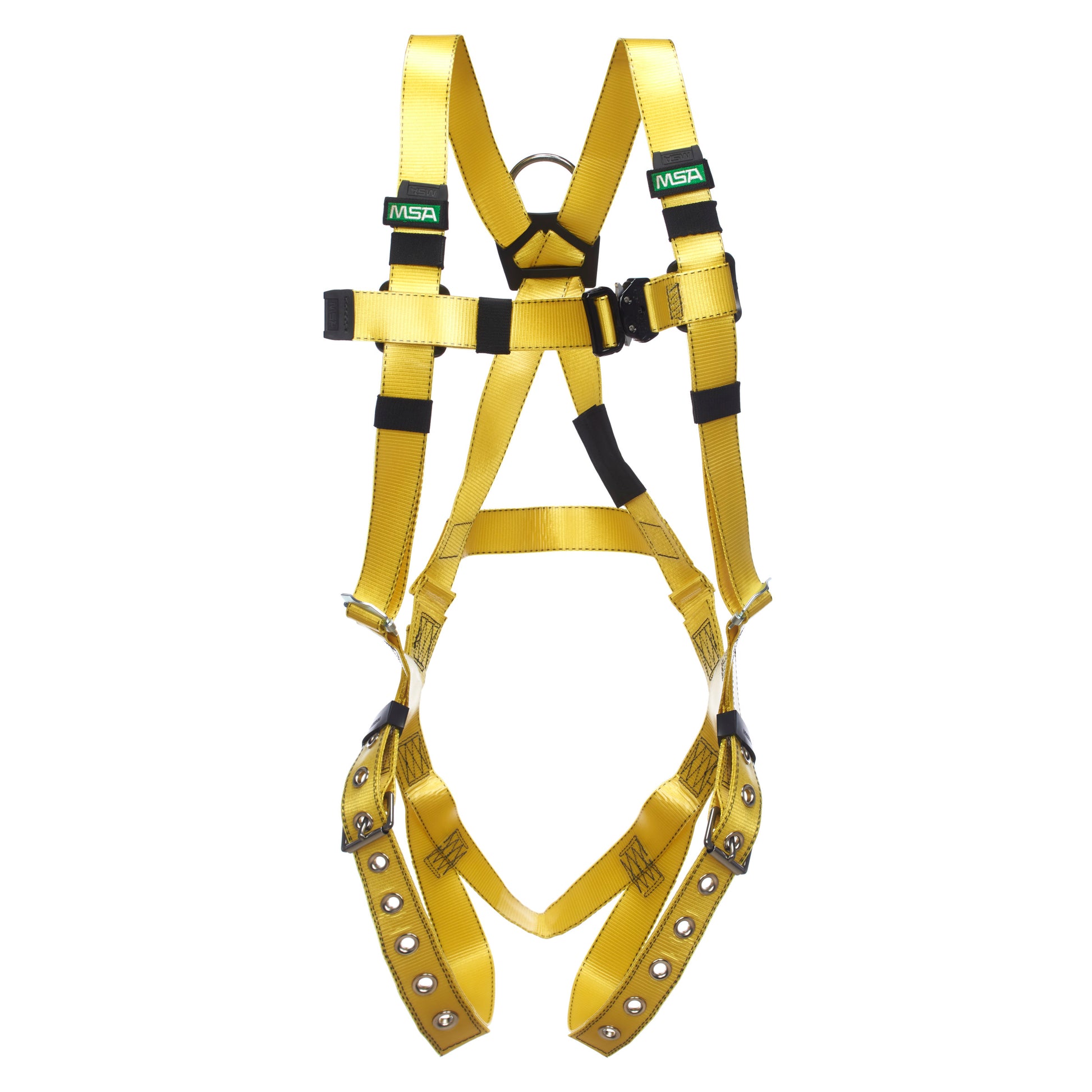MSA Gravity COATED WEB Vest-Style Harness w/SST BACK D-ring - Tongue Buckle leg straps - Super XL (SXL) - 10163559