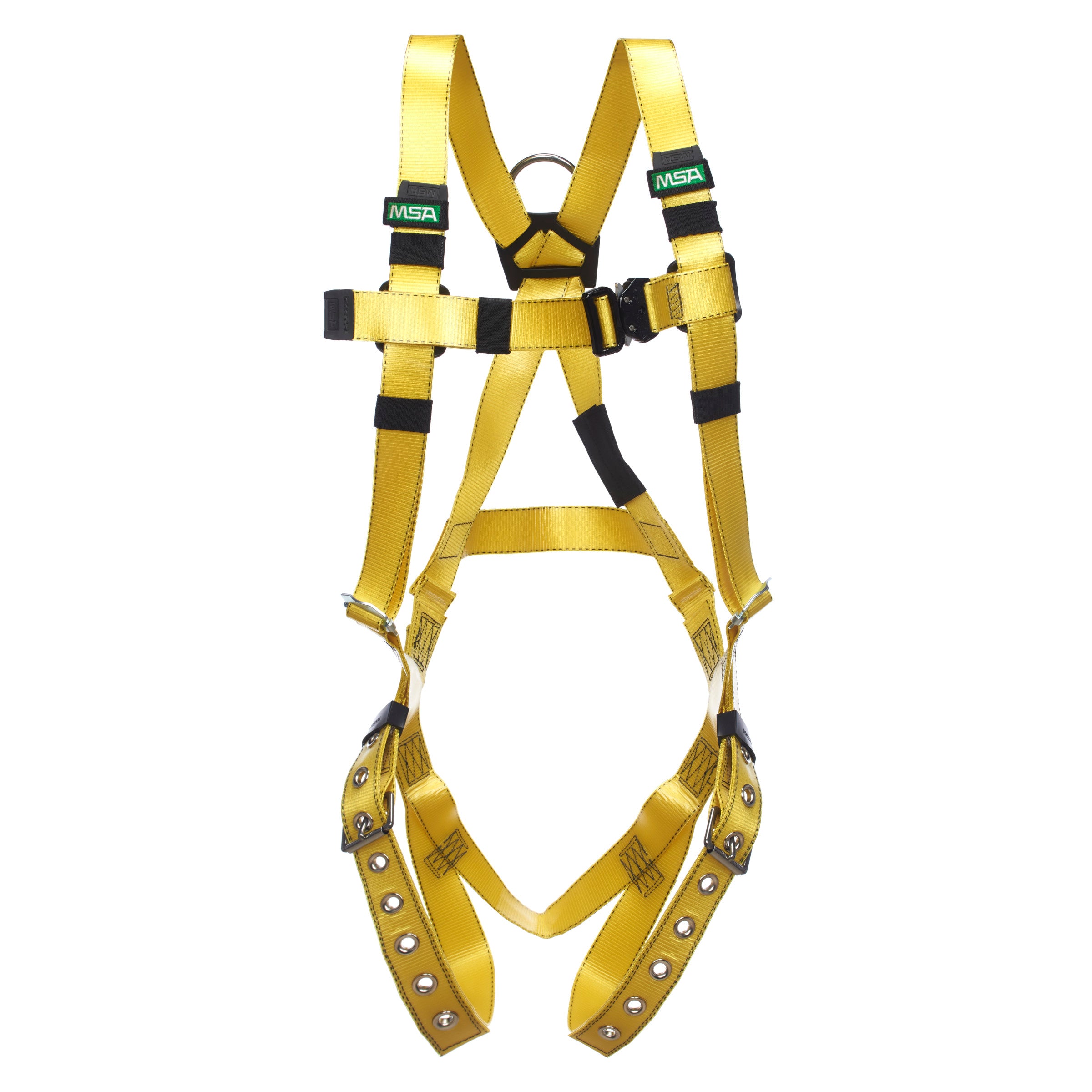 MSA Gravity COATED WEB Vest-Style Harness w/SST BACK D-ring - Tongue Buckle leg straps - Super XL (SXL) - 10163559