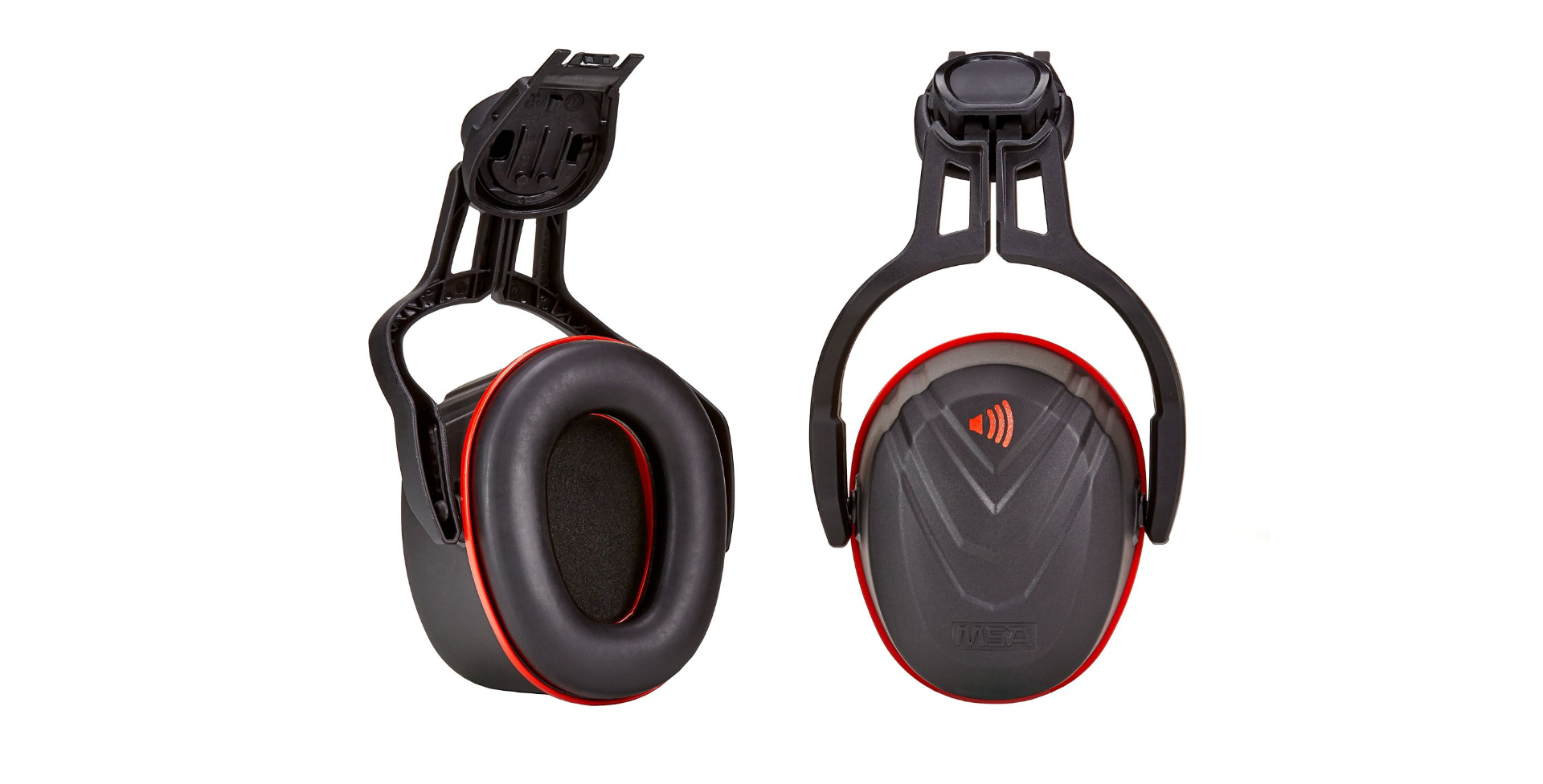 MSA V-Gard Helmet Mounted Hearing Protection - 31NRR - 10190358