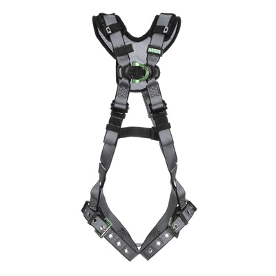 MSA V-FIT Harness w/Back D-Ring - Tongue Buckle Leg Straps - Shoulder & Leg Padding - Standard - 10194977