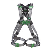 MSA V-FIT Harness w/Back & Shoulder D-Rings - Quick-Connect Leg Straps - Extra Large - 10195075