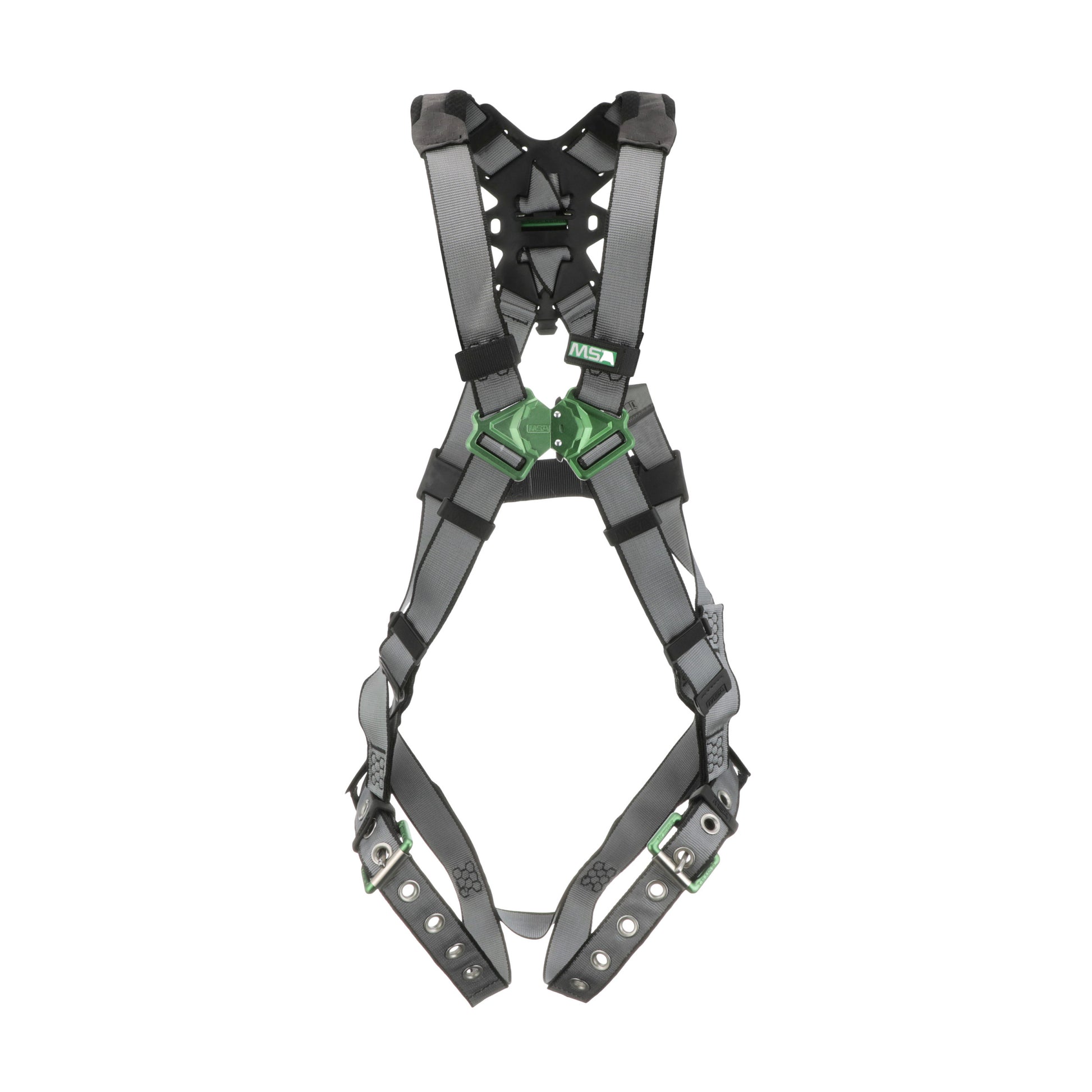 MSA V-FIT Harness w/Back D-Ring - Tongue Buckle Leg Straps - Standard - 10195092