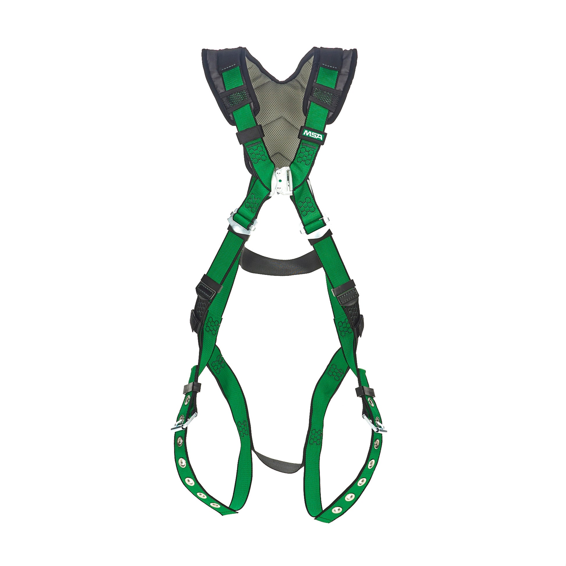 MSA V-FORM+ Harness w/Back D-Ring - Tongue Buckle Leg Straps - Extra Small - 10206085
