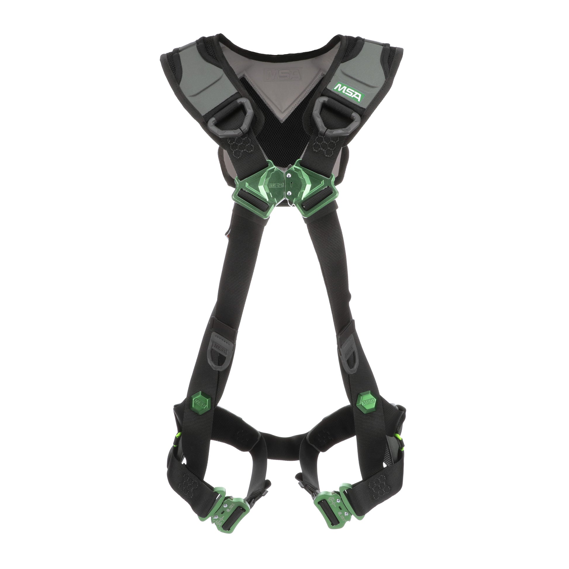 MSA V-FLEX Harness w/Back D-Ring - Quick Connect Leg Straps - Super Extra Large - 10239982