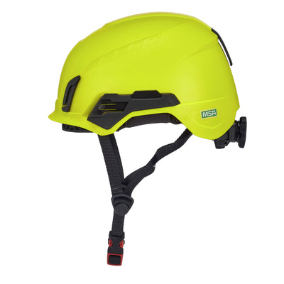 MSA V-Gard H2 Type II Class E Safety Helmet - No Vent - Hi-Viz Yellow - 10242640