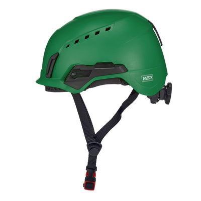 MSA V-Gard H2 Type II Class C Safety Helmet - Vented - Green - 10242809