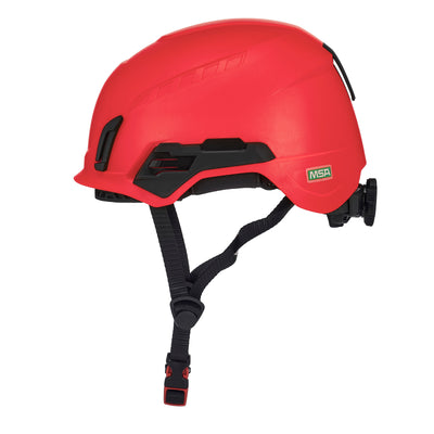 MSA V-Gard H2 Type II Class E Safety Helmet - No Vent - Red - 10242811