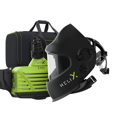 Optrel Helix Pure Air e3000x PAPR Kit Welding Helmet w/e3000x PAPR Kit & Carry Bag - 10246307