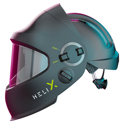 Optrel Helix Quattro Welding Helmet w/ Hard Hat - Shade 4/5-14 - 10246339